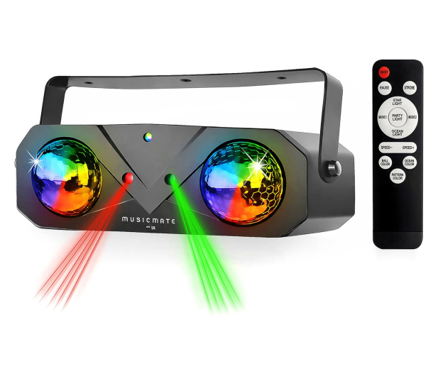 MusicMate Multiefekt dyskotekowy Party Light MM-DB400 BeamXtreme - 1588534 - zdjęcie 4